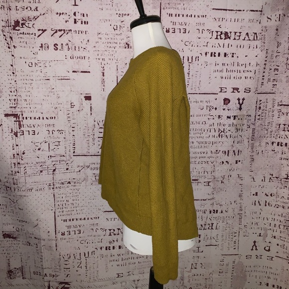 Madewell Mustard open back sweater - Picture 6 of 6